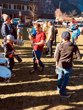 Bild: die ersten Schritte 2019